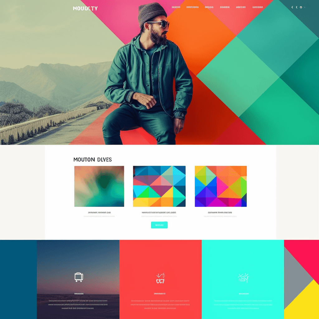Farverigt wordpress design