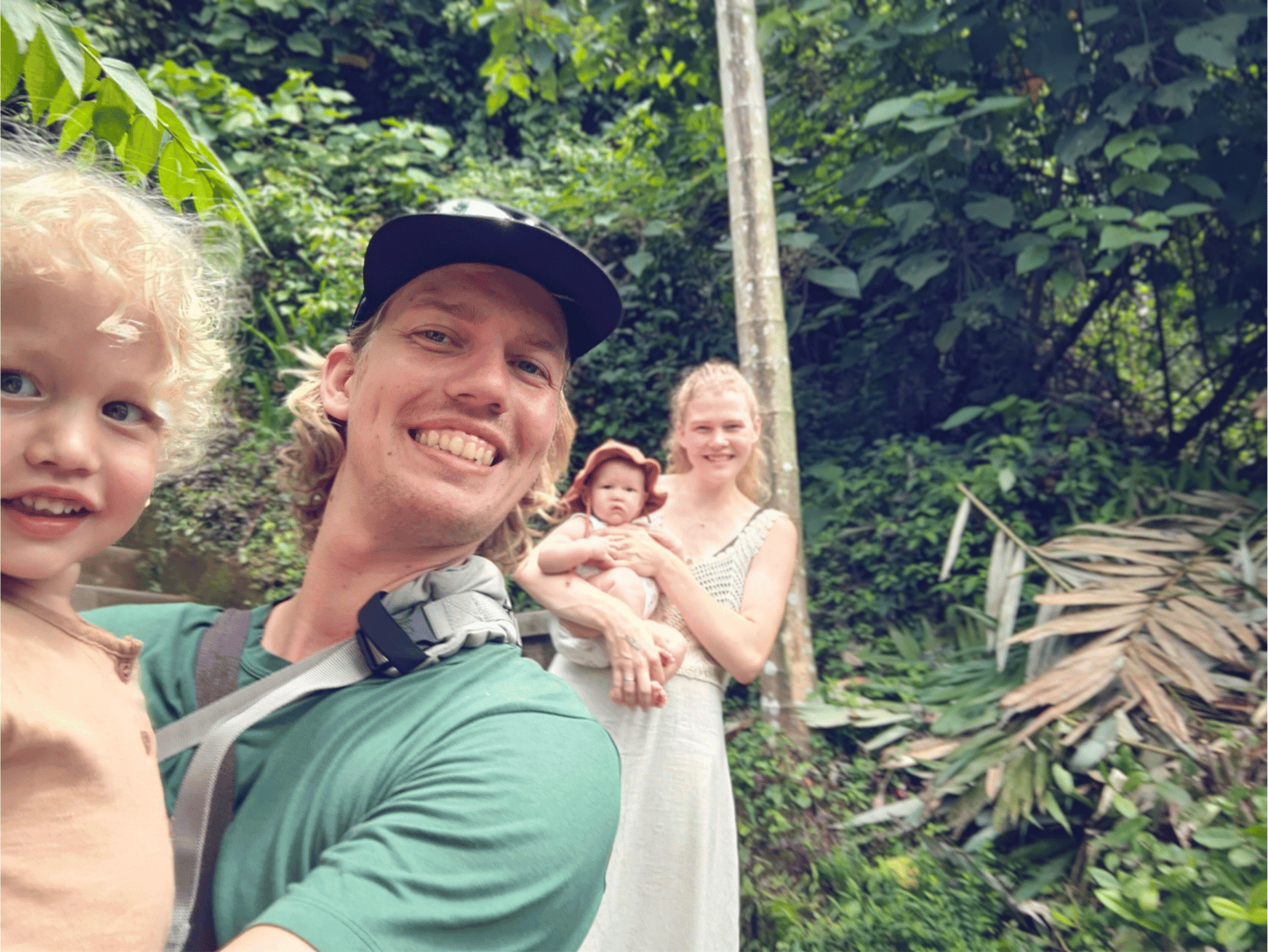 Familien Holst Jensen på Bali